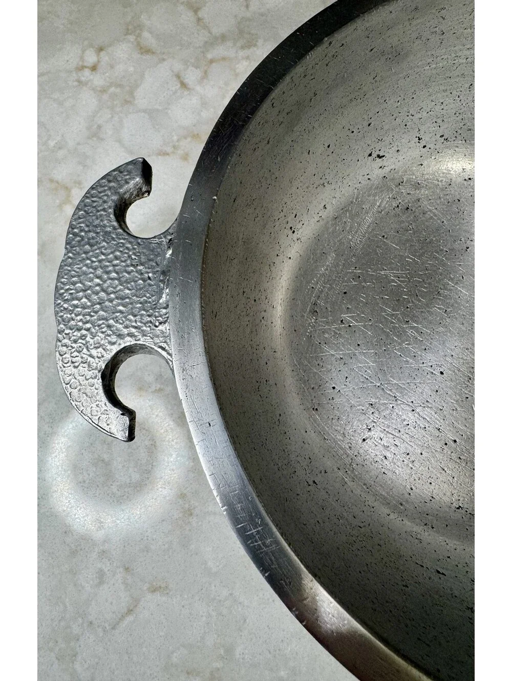 Vintage Guardian Service Hammered Aluminum Pot Bowl Casserole 6 inch Cook Ready